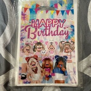 Roblox Birthday Party Favors bags